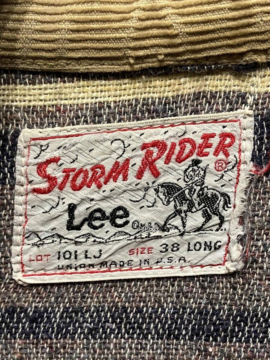 70s USA製 LEE Gジャン デニムジャケット STORM RIDER size38 long