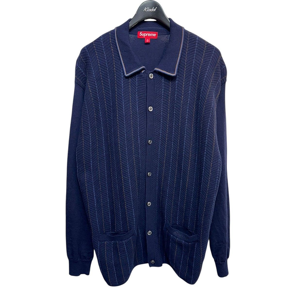 Supreme 25SS Herringbone Cardigan ヘリンボーンカーディガン