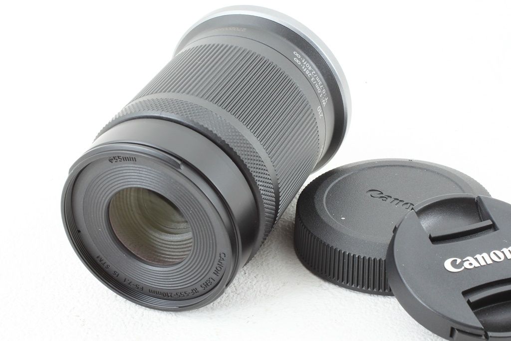 上品 Canon キヤノン RF-S 55-210 mm F 5-7.1 IS STM 望遠 ズーム レンズ