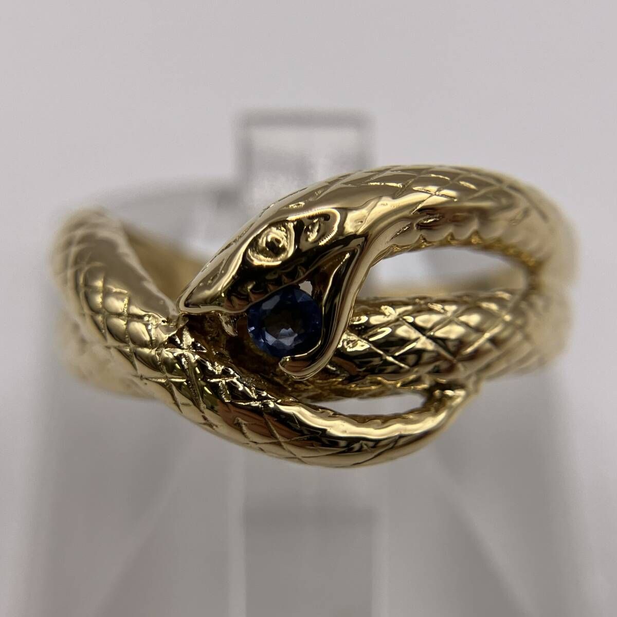 本体のみ K 18 18金 イエローゴールド 10 5号 総重量約 4 8 g リング 指輪 蛇モチーフ スネーク