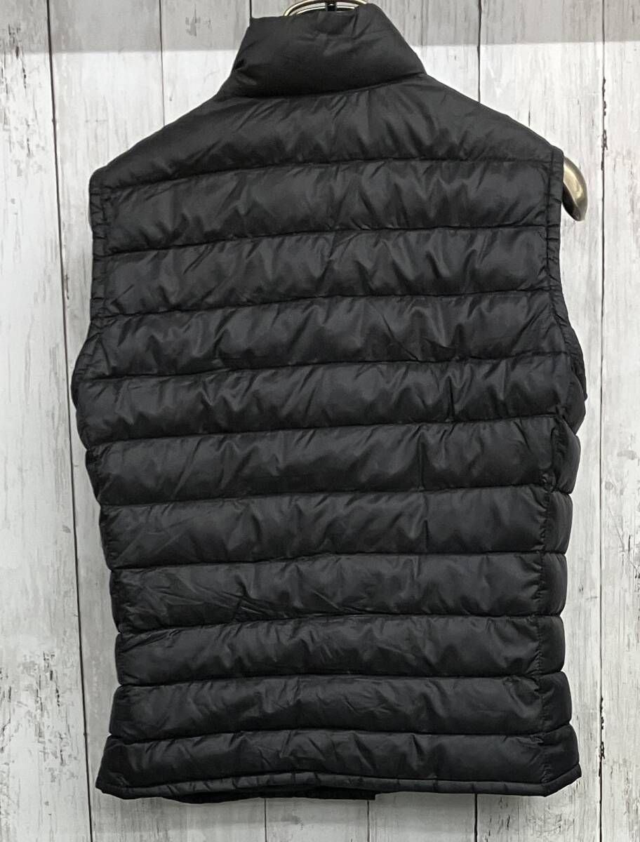 MONCLER ダウンベスト モンクレール スタンド フロントスナップ ブラック size 0