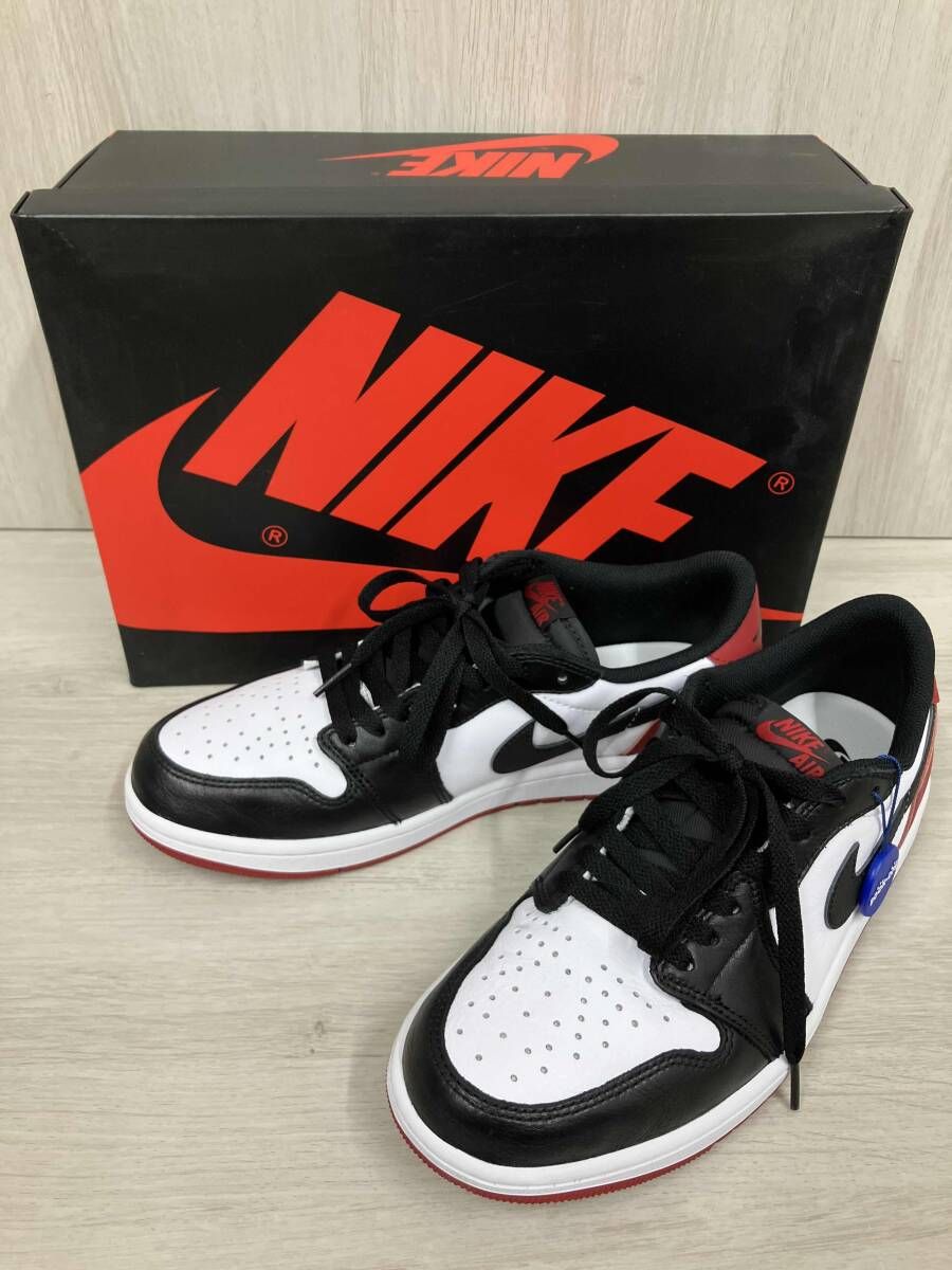 NIKE ナイキ AIR JORDAN 1 RETRO LOW OG エア ジョーダン レトロ ロー スニーカー CZ 0790-106 27.5 cm ホワイト ブラック レッド