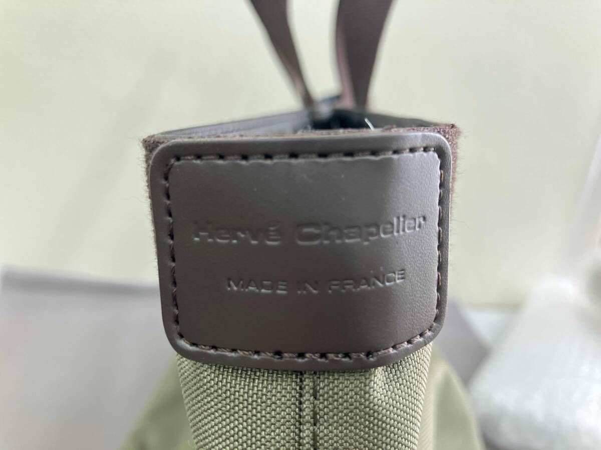 HERVE' Chapelier エルベシャプリエ トートバッグ カーキ - メルカリ