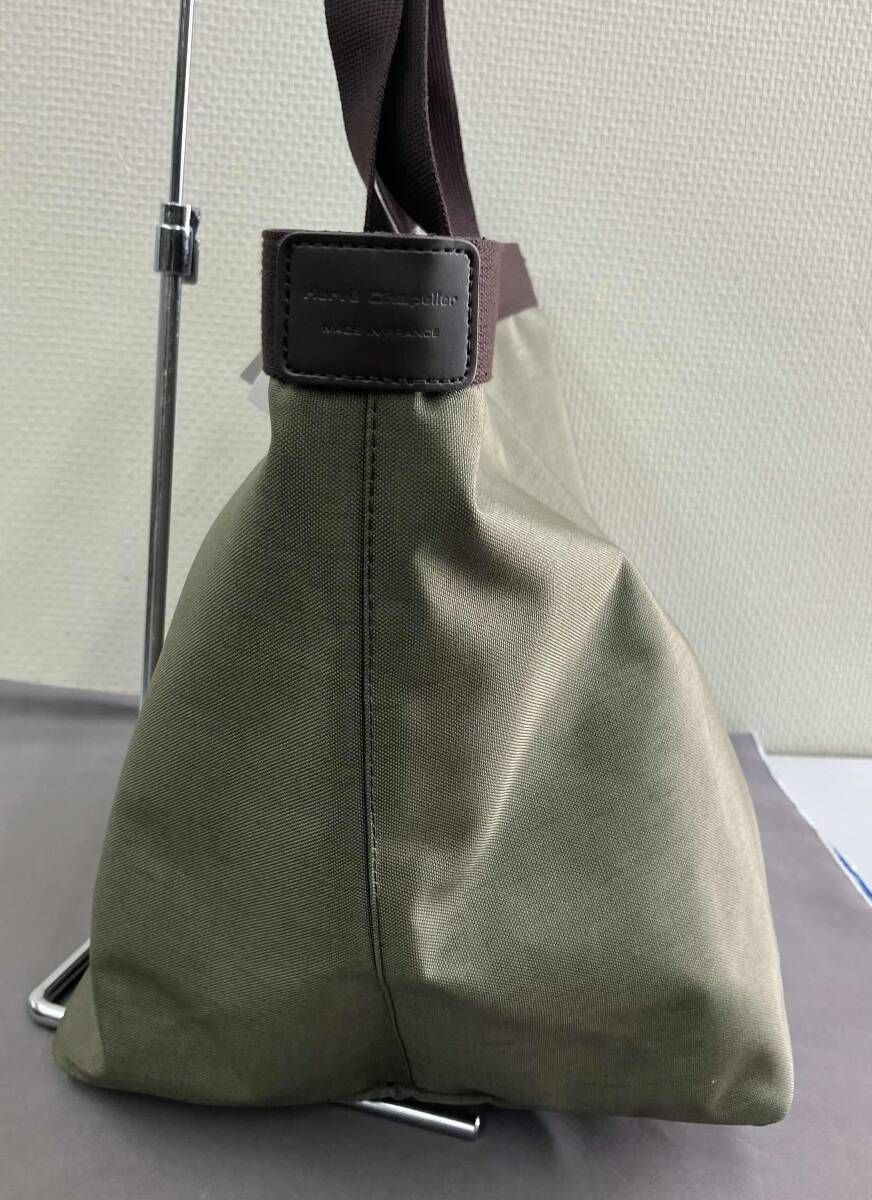HERVE' Chapelier エルベシャプリエ トートバッグ カーキ - メルカリ