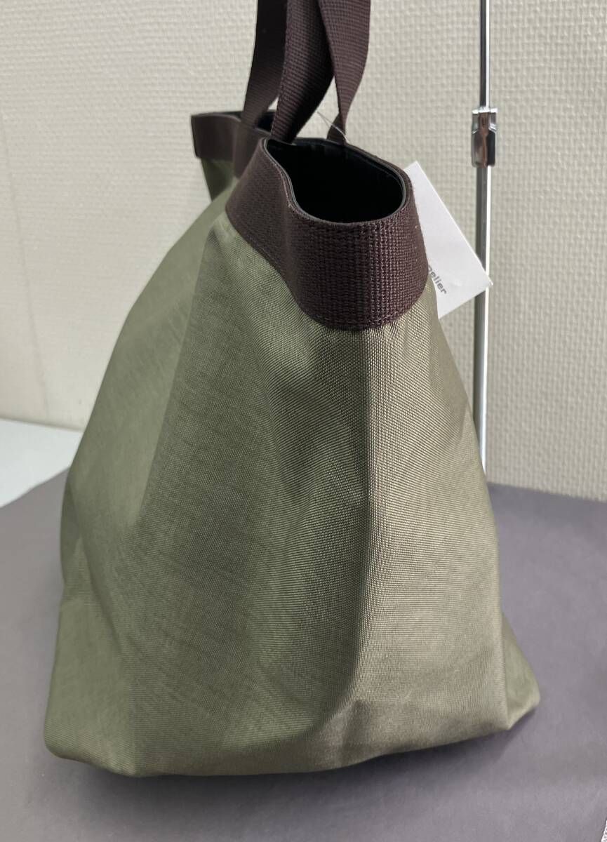 HERVE' Chapelier エルベシャプリエ トートバッグ カーキ - メルカリ