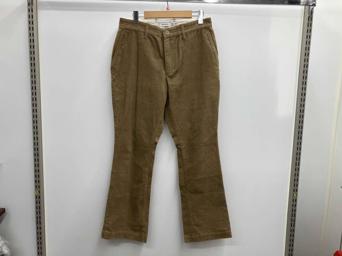 nonnative ノンネイティブ DWELLER CHINO FLARED FIT COTTON CORD コーデュロイ トラウザーパンツ NN-P 4022 サイズ0 ベージュ