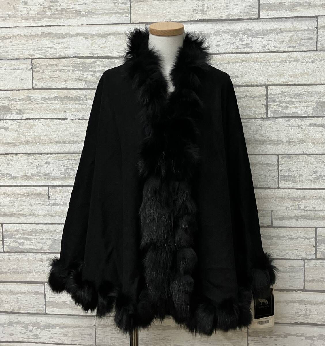 noa-ge ノアジェ 配送 ブルーフォックス カシミヤ ショール ストール