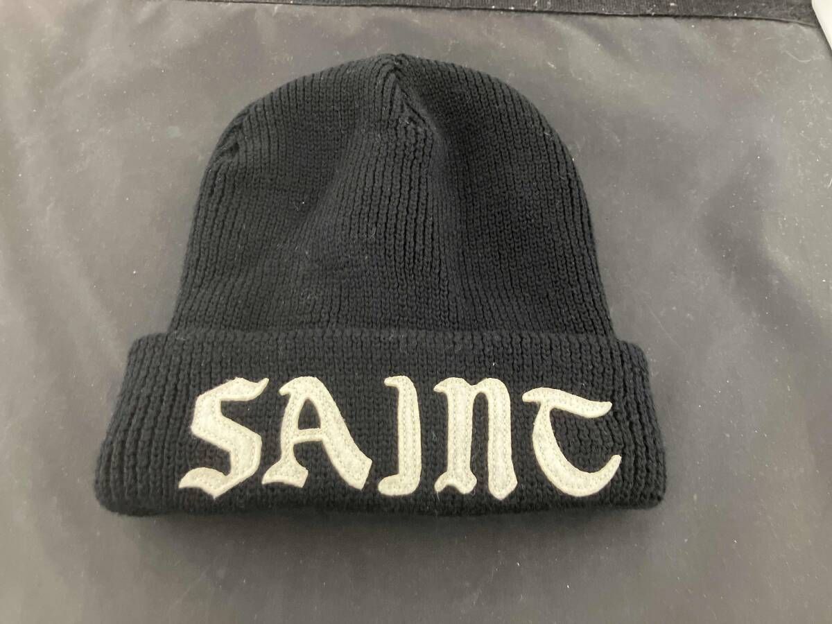 SAINT MICHAEL セントマイケル ブラック ニット帽 SM YS 1 0000 081