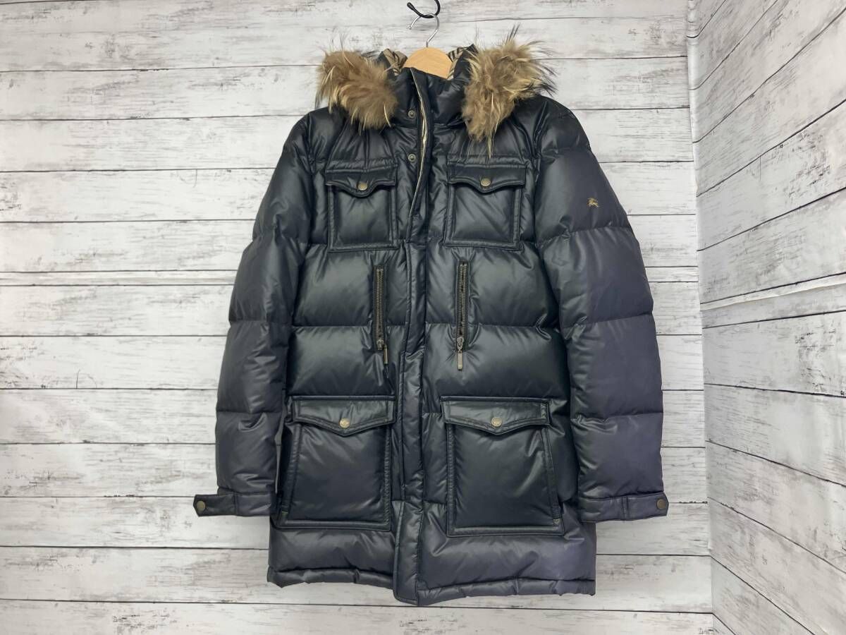 BURBERRY BLACK LABEL／ダウンジャケット／BMP70-534-09／ネイビー 