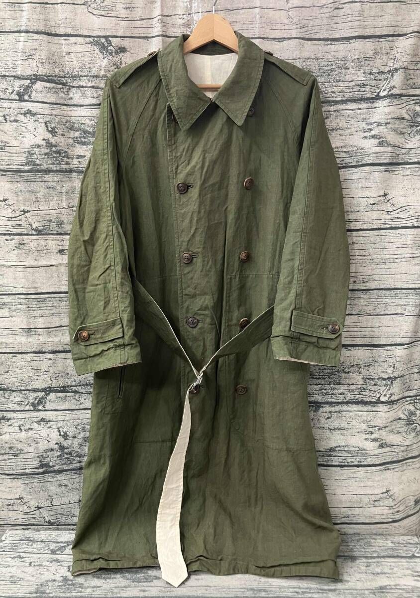 Nigel Cabourn WOMAN リネンコート グリーン 総裏地 size:8 日本製