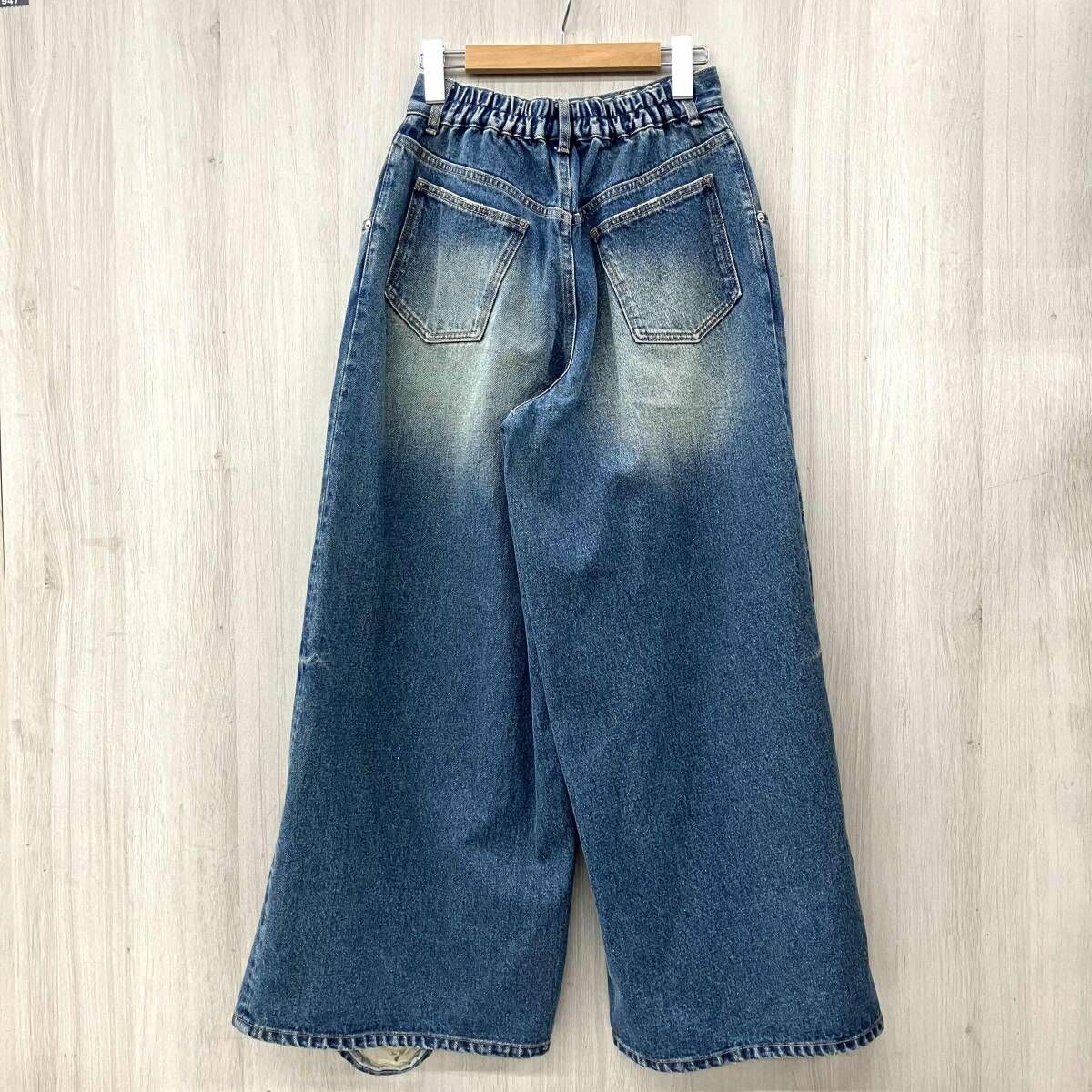 MAISON SPECIAL メゾン パンツ Ripped Wide Denim ダメージ加工 サイズ36