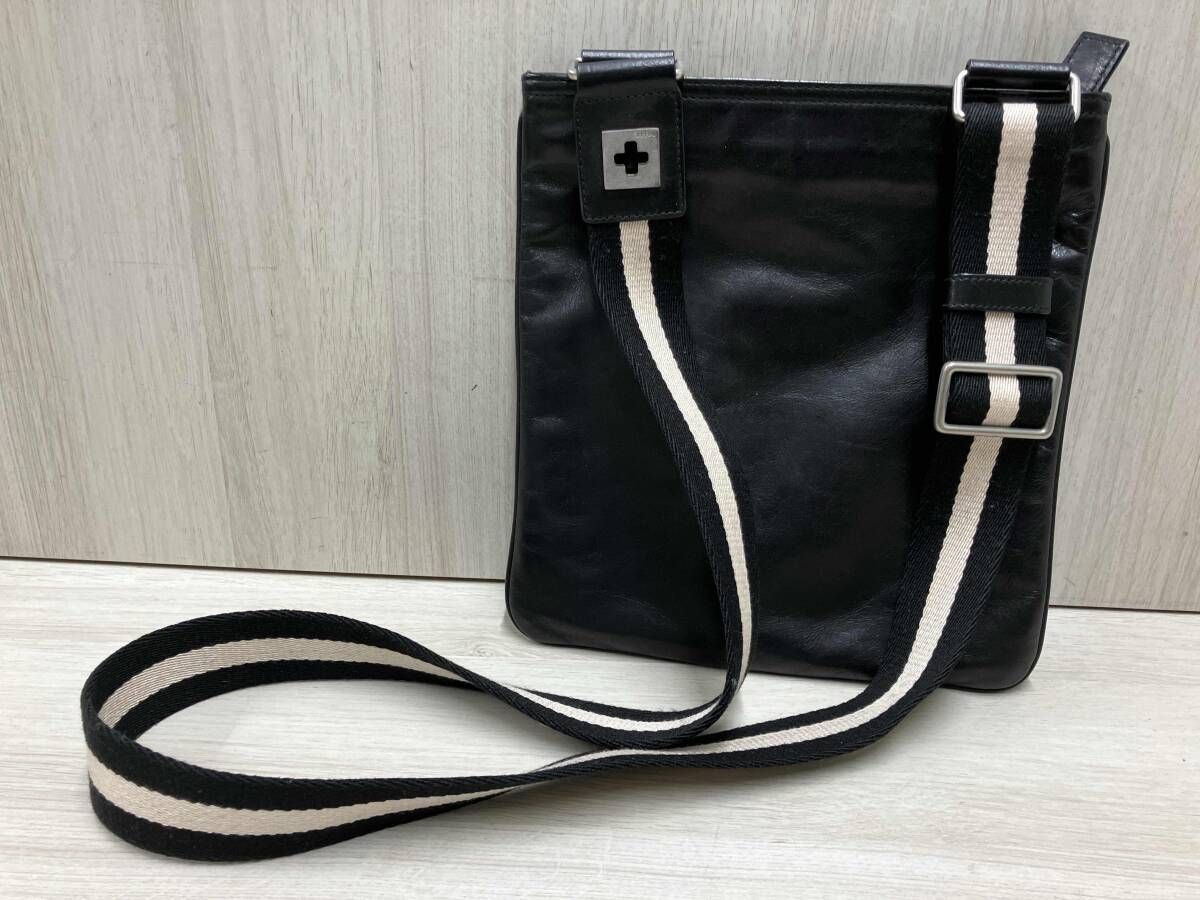 BALLY ショルダーバッグ バリー 黒 ブラック