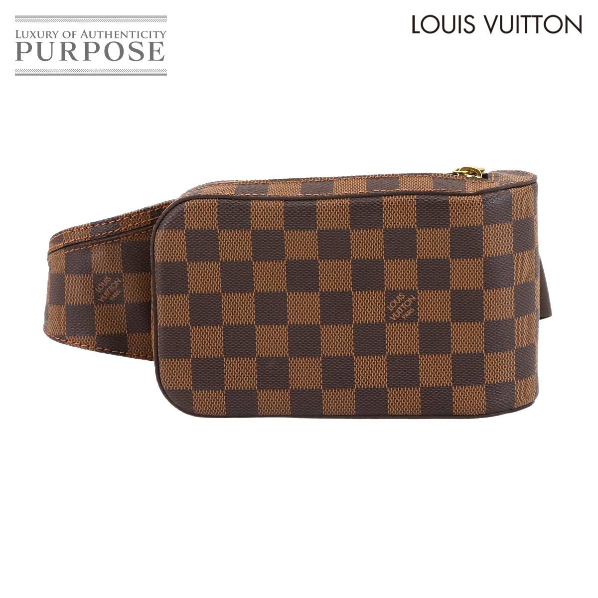 新品同様 ルイ ヴィトン LOUIS VUITTON ダミエ ジェロニモス ボディ