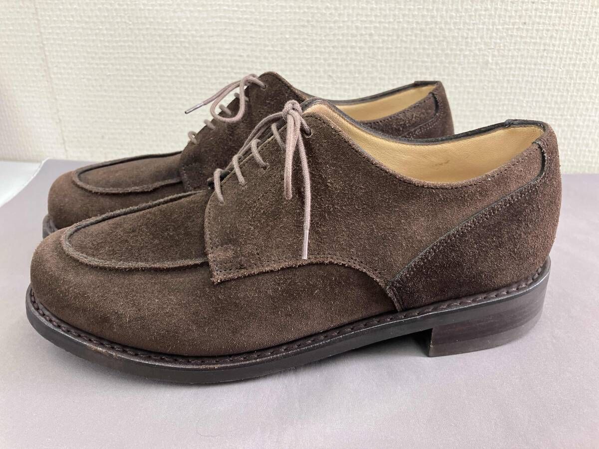 パラブーツ ドレスシューズ スウェード ブラウン 約24.0 cm