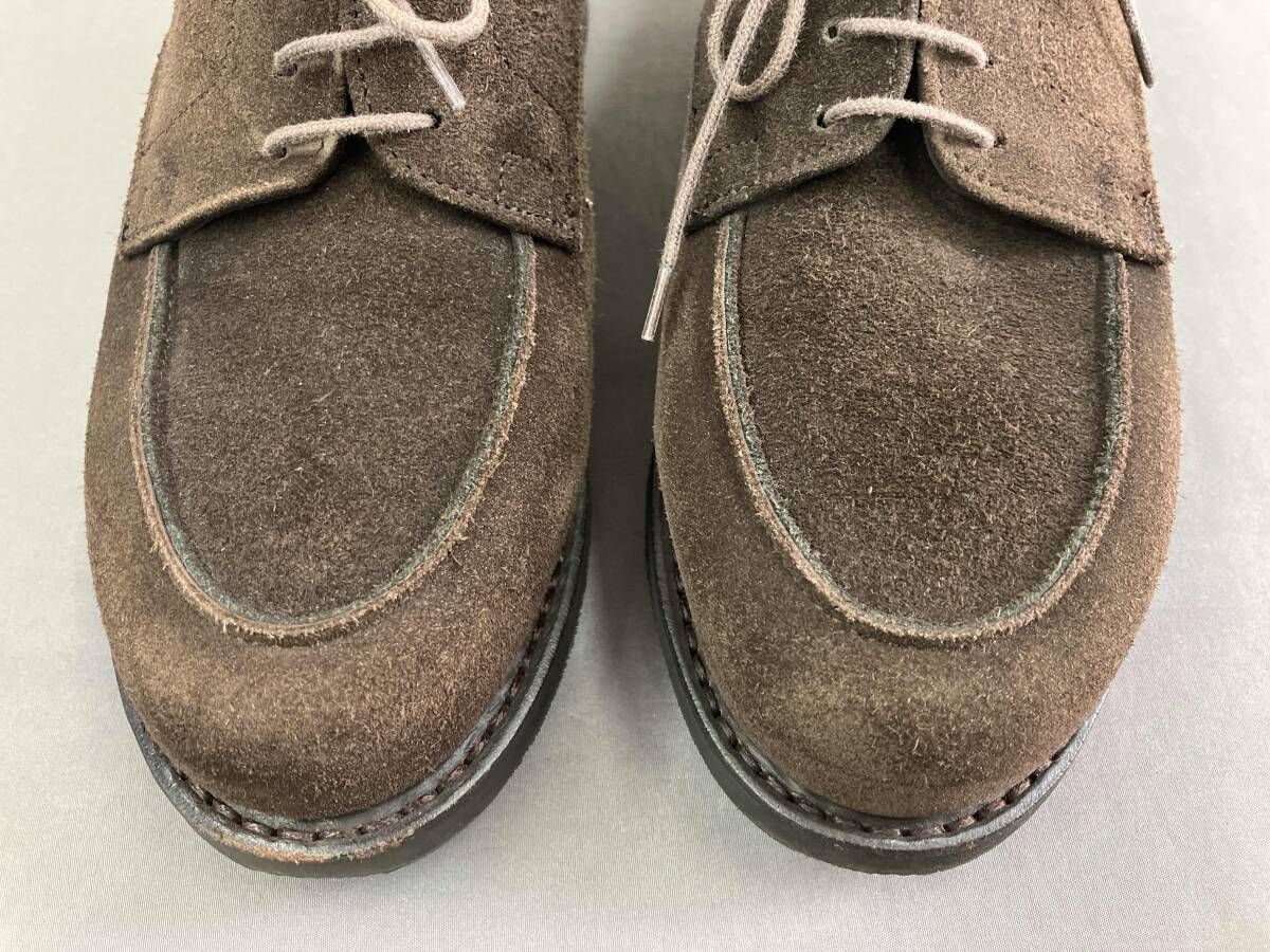  パラブーツ ドレスシューズ スウェード ブラウン 約24.0 cm ローファー 革靴 靴