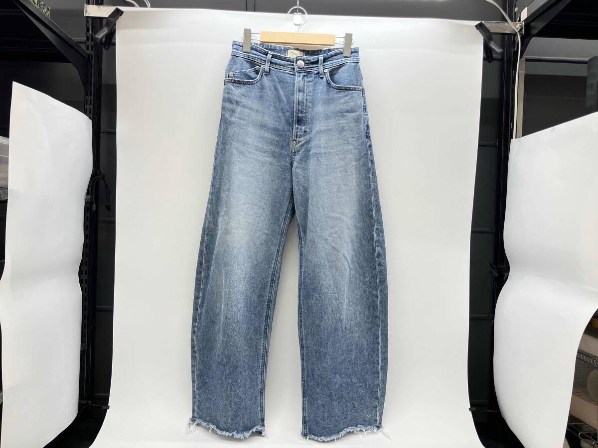 通年 YANUK LAURA ヤヌーク ローラ カープテーパード ジーンズ デニムパンツ CUB サイズ25