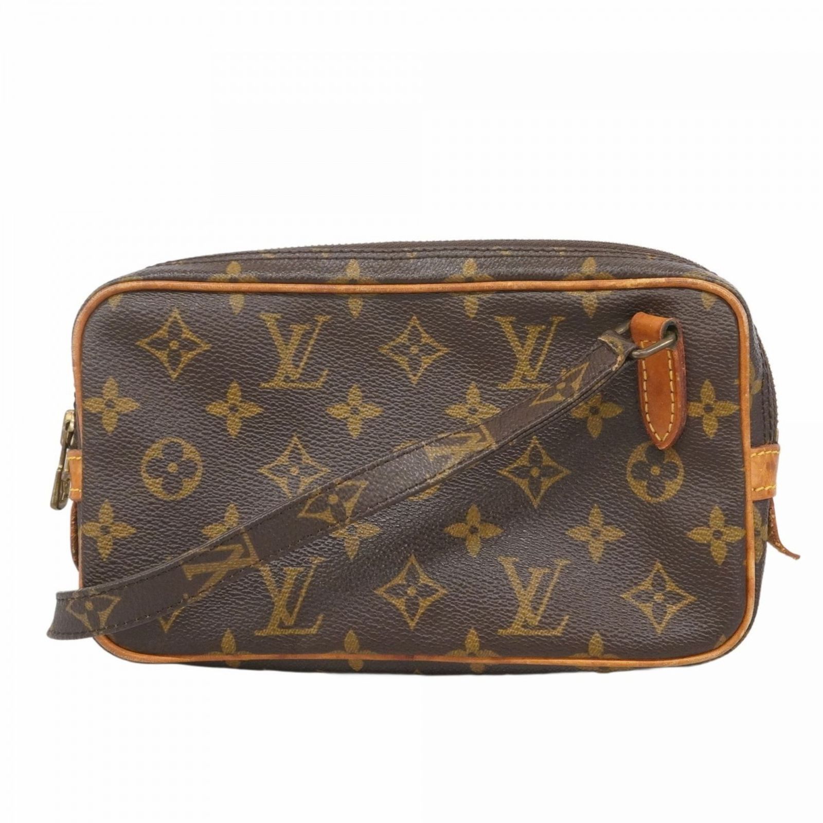 ルイ ヴィトン Louis Vuitton ショルダーバッグ モノグラム ポシェットマルリーバンドリエール M 51828 ブラウンレディース