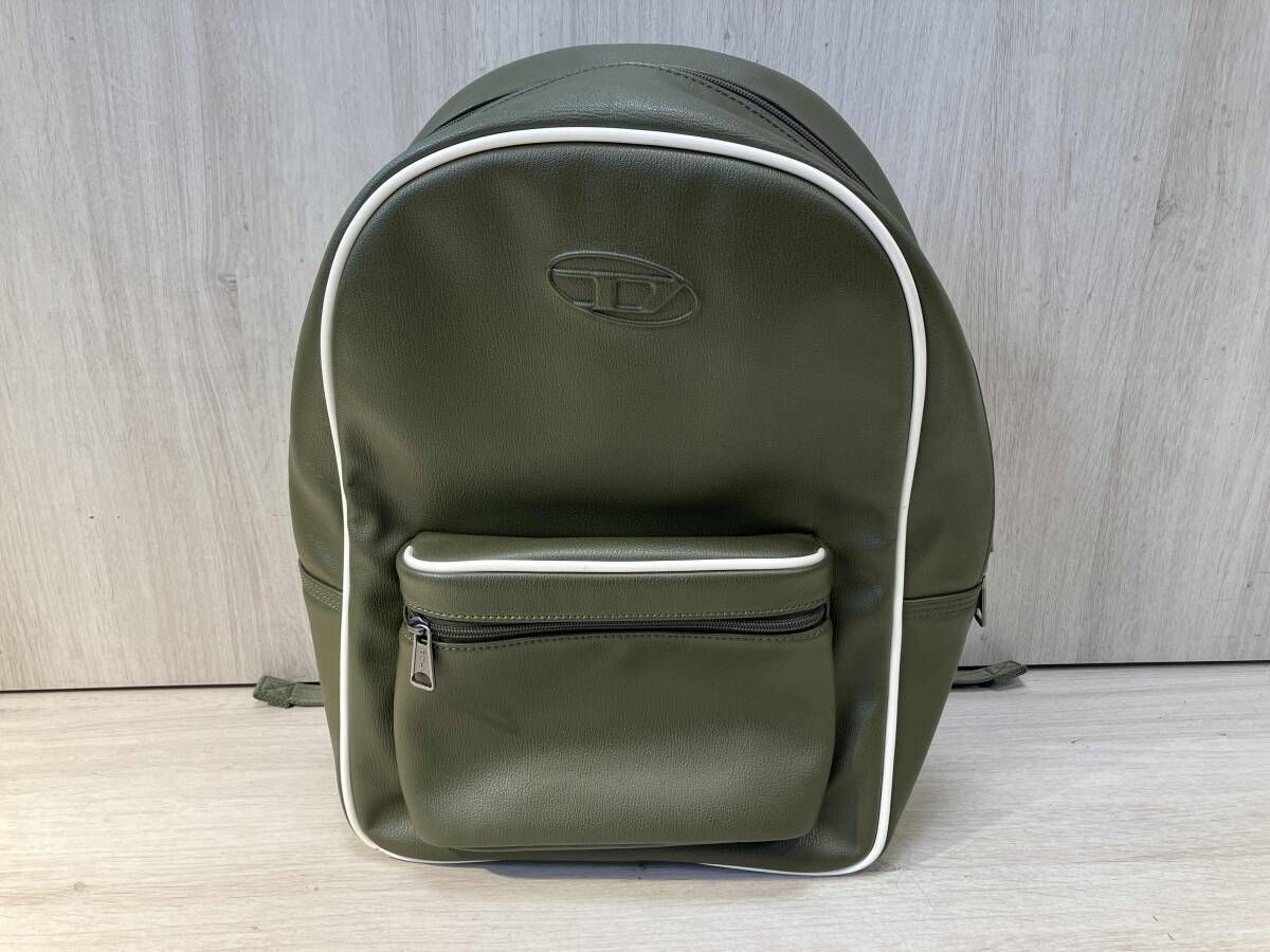 リュック DIESEL リュック レザー KHK 22AW