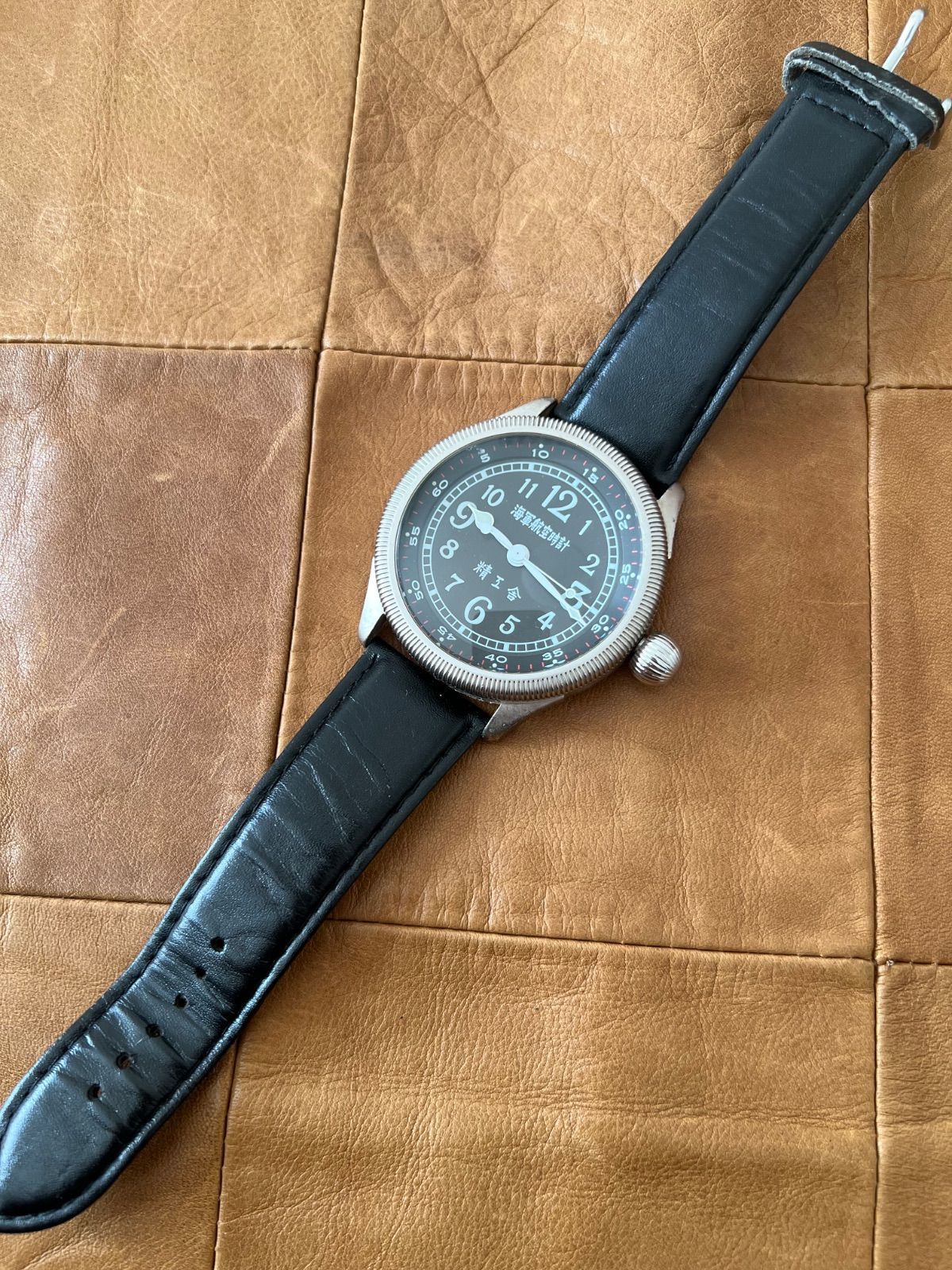  天測時計 復刻 海軍航空時計 自動巻き 精工舎 空兵 稼働品 セーター 自動巻き時計 腕時計(アナログ)