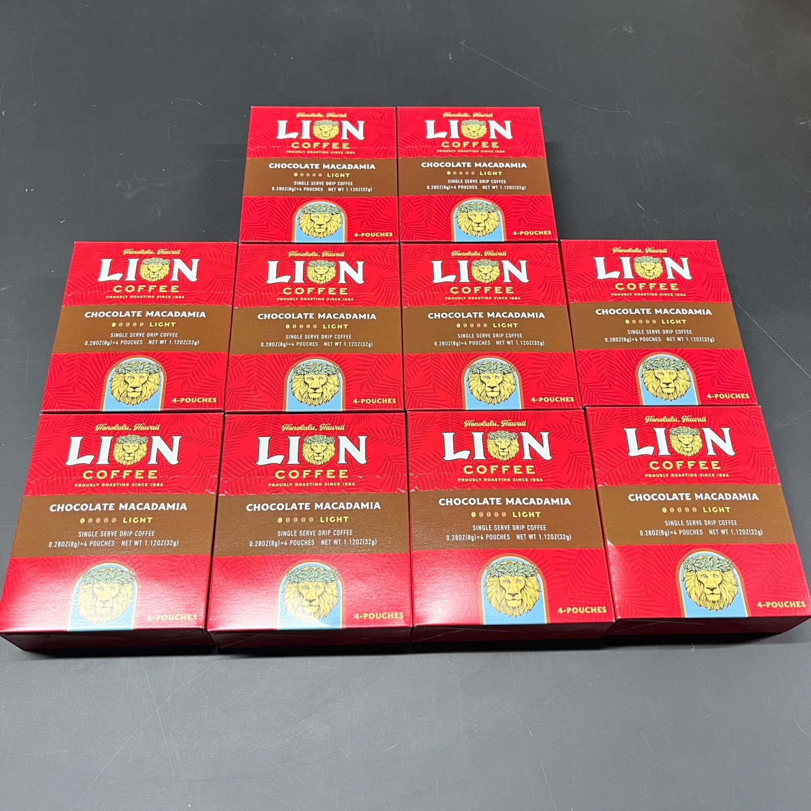 ライオンコーヒー チョコマカダミア 10箱セット - メルカリ