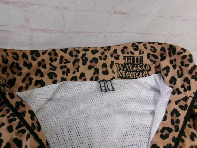 【美品XL】ワコマリア ブラックアイパッチ トラックジャケット ロゴ刺繍 美品M】ワコマリア ブラックアイパッチ トラックジャケット ロゴ刺繍