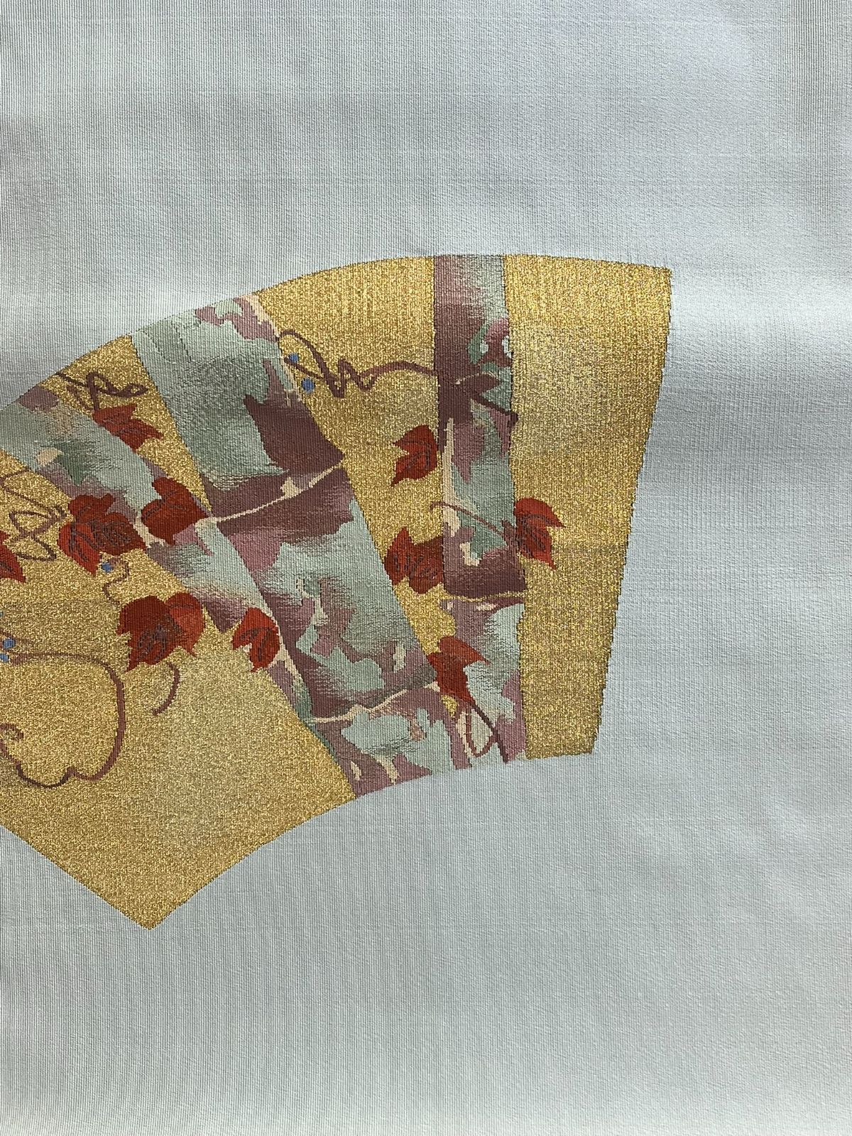 小京都 つづれ帯 帯 青 竹 つた 着物 和服