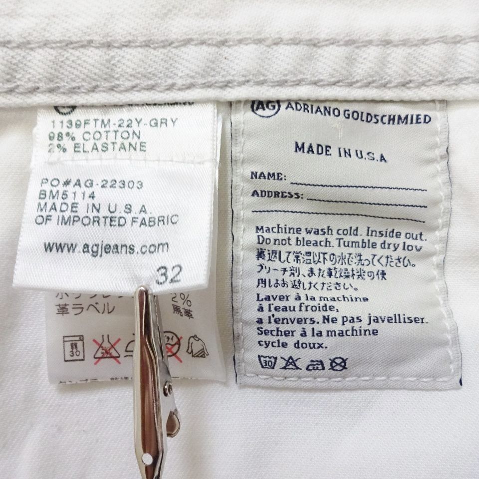 新品 未使用 AG Adriano Goldschmied デニムパンツ W32 楽天市場】ag 