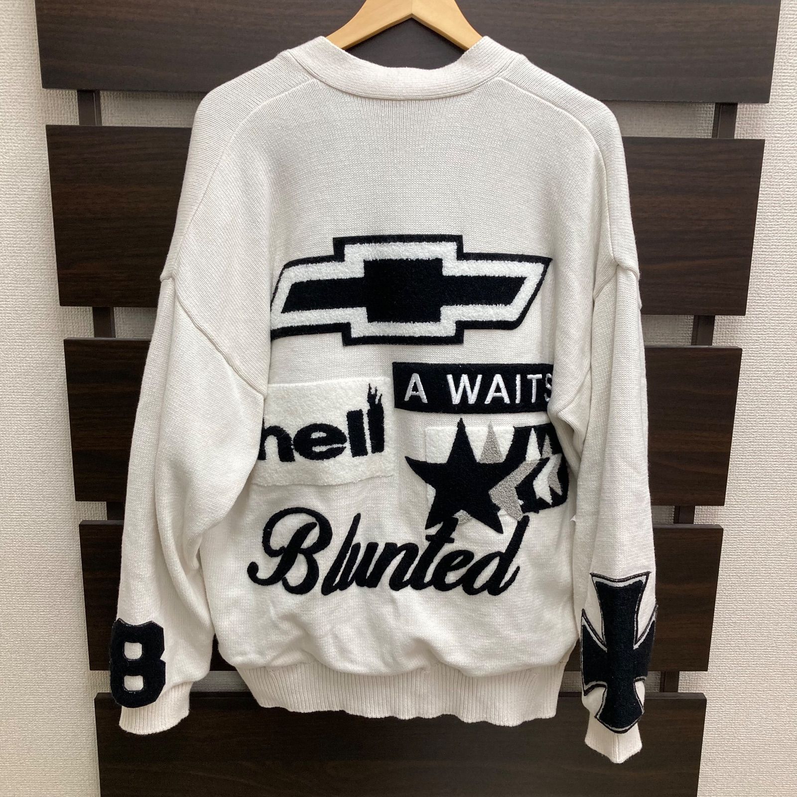 TAIN DOUBLE PUSH タインダブルプッシュ コットン カーディガン XL