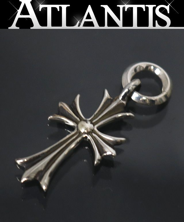 CHROME HEARTS クロムハーツ タイニーCHクロス ペンダント チャーム メンズ シルバー SV 925 101527