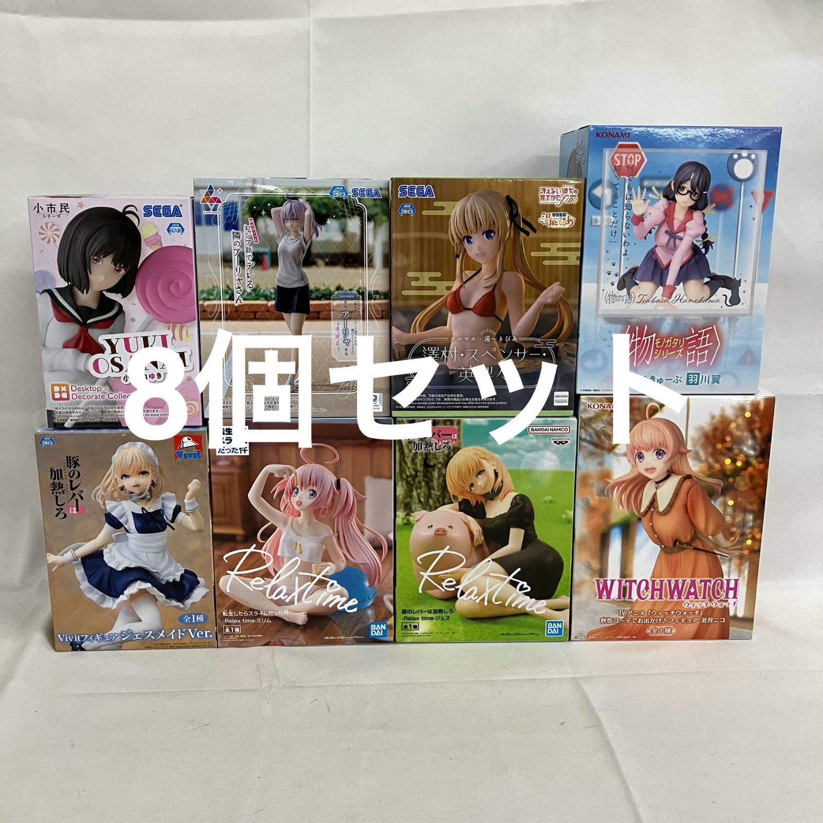 未開封 美少女 フィギュア まとめ売り 8個セット SFQ364 c107 - メルカリ