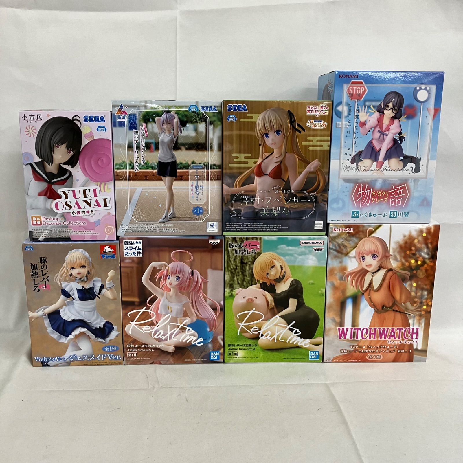 未開封 美少女 フィギュア まとめ売り 8個セット SFQ364 c107 - メルカリ