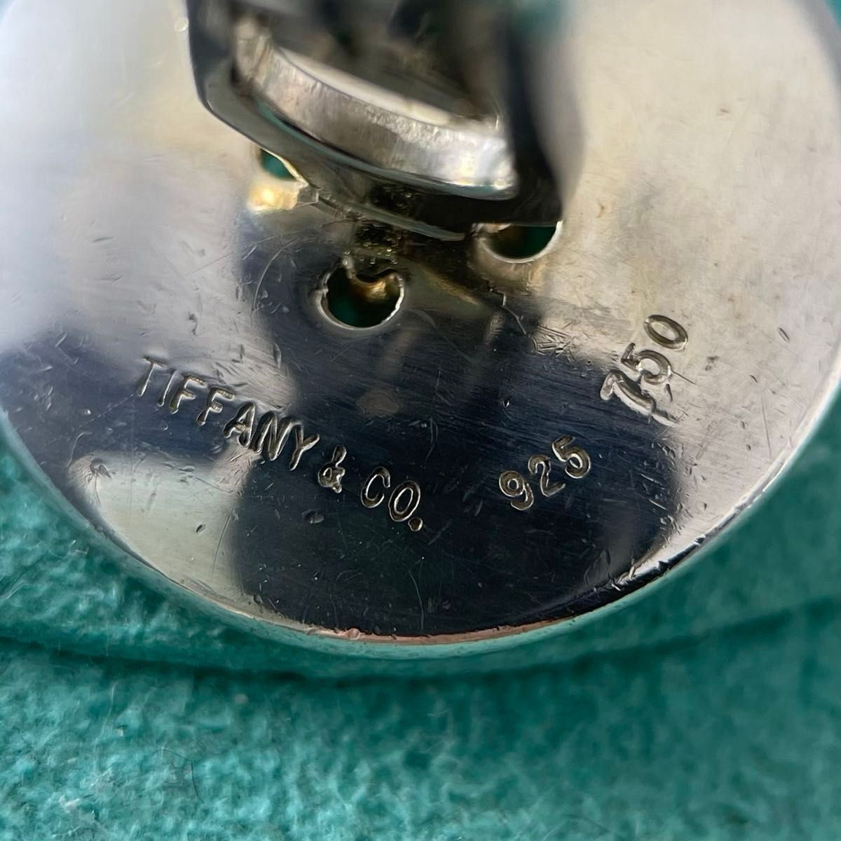 オールドティファニー ボタン コンビ カフス 750 925 WG3fe - メルカリ