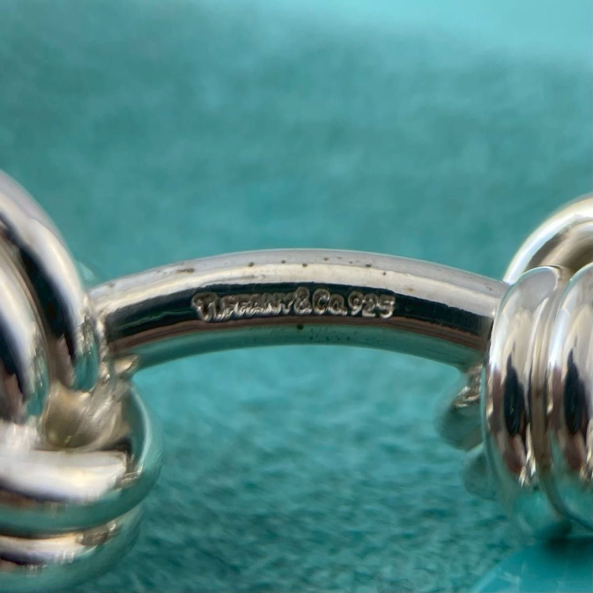 オールドティファニー シルバー 925 ツイスト ノット カフス WG2fe