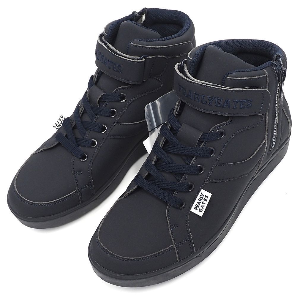 PEARLY GATES ゴルフシューズ スパイク サイズ 22.5 cm ネイビー 定価35200円 053-1992302 パーリーゲイツ レディース 5 L 06136 KEC 15