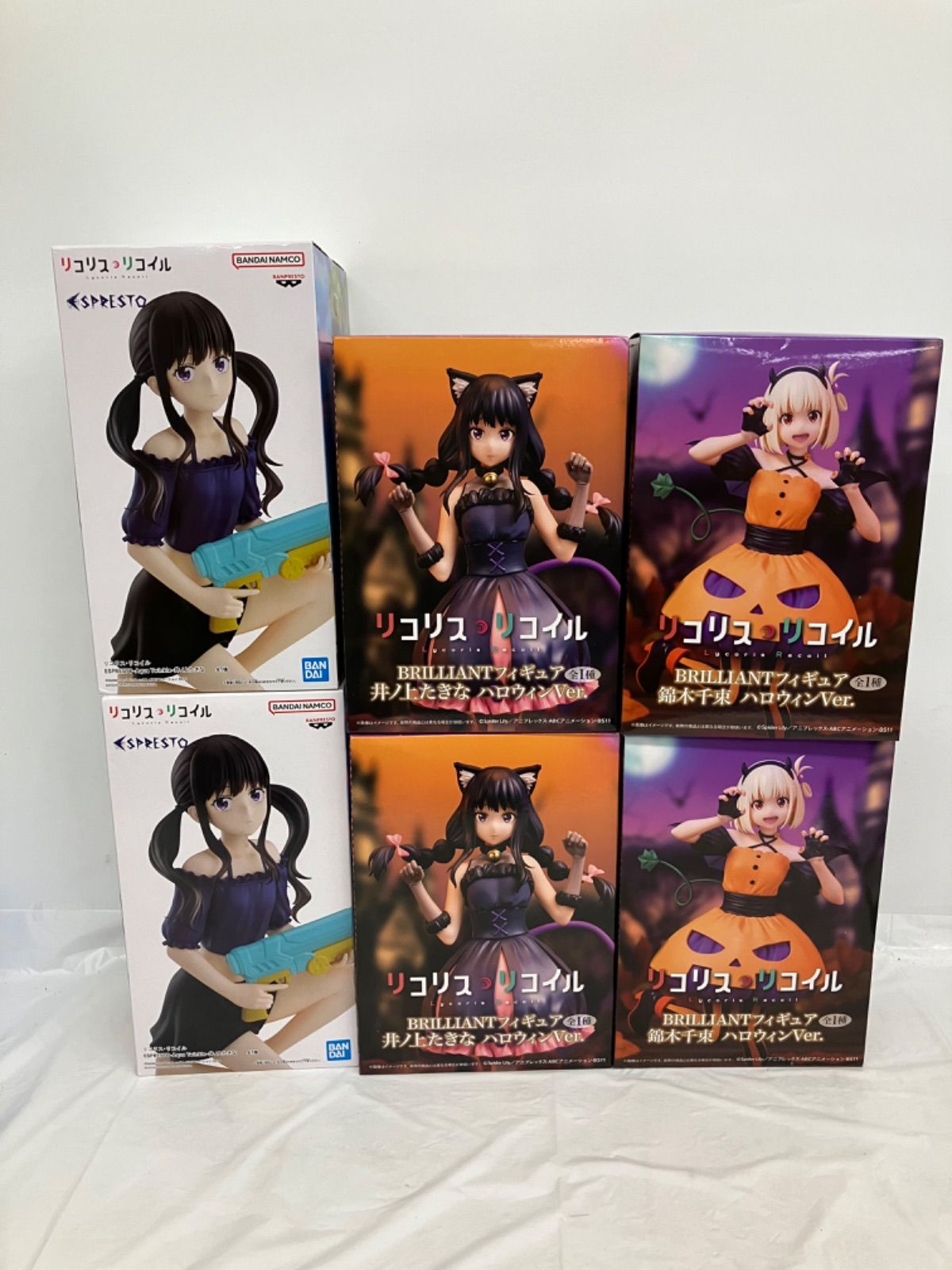 未開封 リコリス リコイル フィギュア 3種6個セット LFQ556 f107