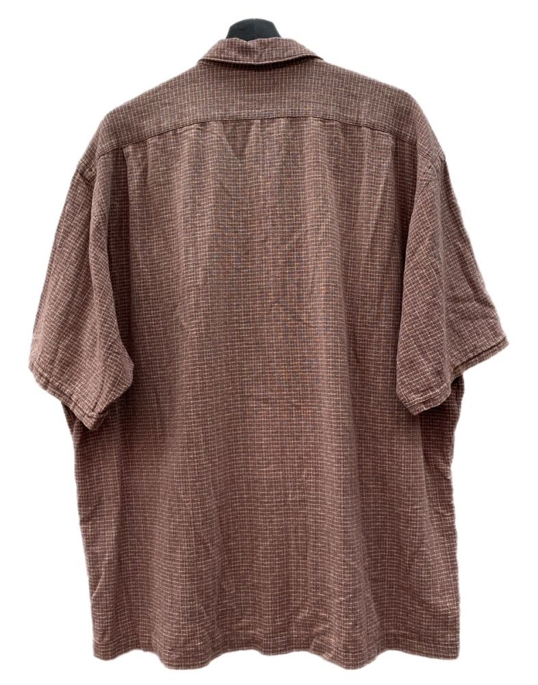 【DOUBLERL】ダブルアールエル ポロシャツ 半袖 ブラウン XS ダブルアールエル RRL 90s OPEN COLLAR SHIRT オープン カラー シャツ