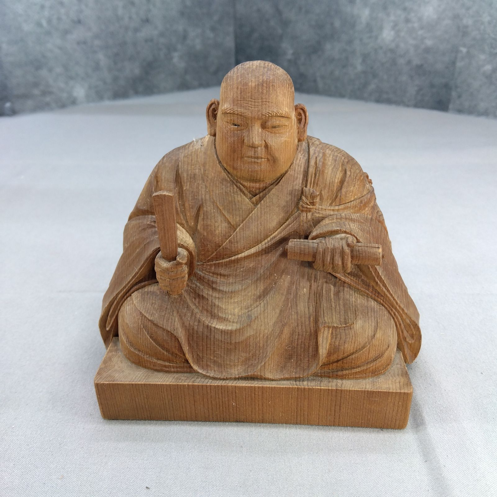 昭和时期木製 ふき子作 葉の彫刻 ed6879f54ea33693cc9dad4bb934f3