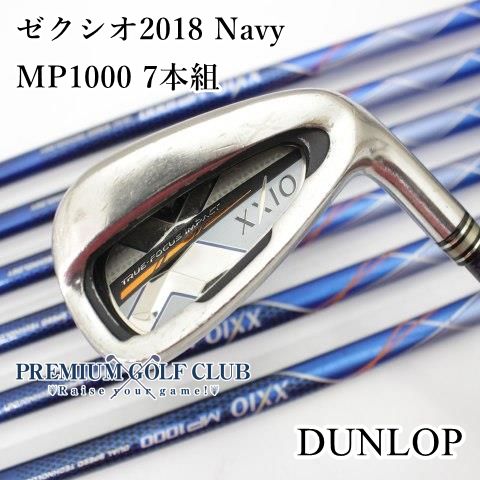 中古】[B-ランク] アイアンセット ダンロップ ゼクシオ2018 Navy
