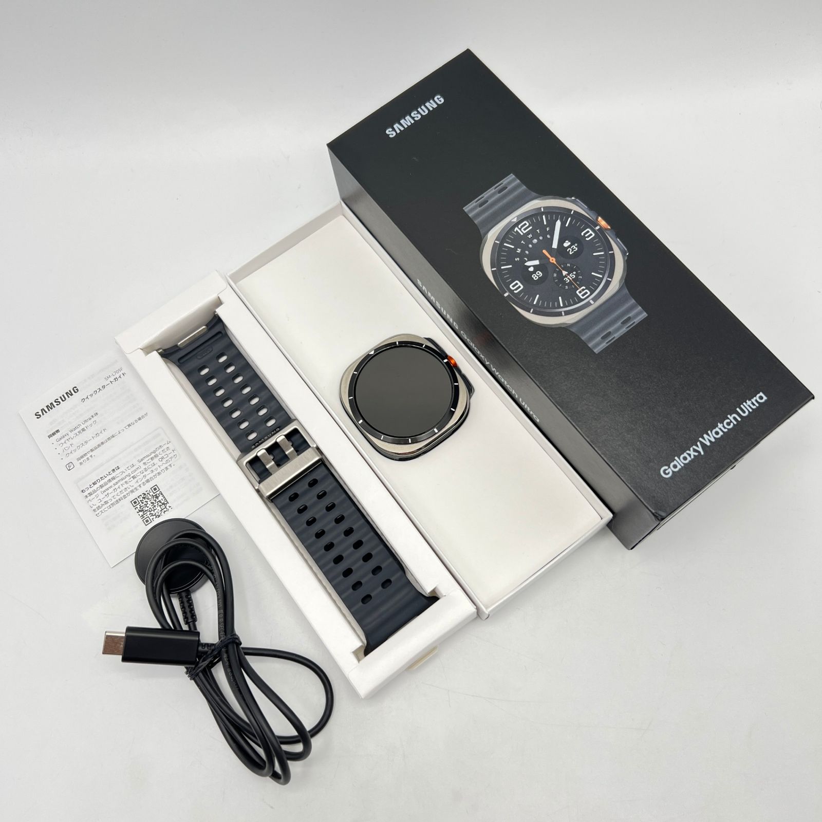 SAMSUNG Galaxy Watch Ultra 47 mm SM- チタニウムシルバー スマートウォッチ ギャラクシーウォッチ 本体