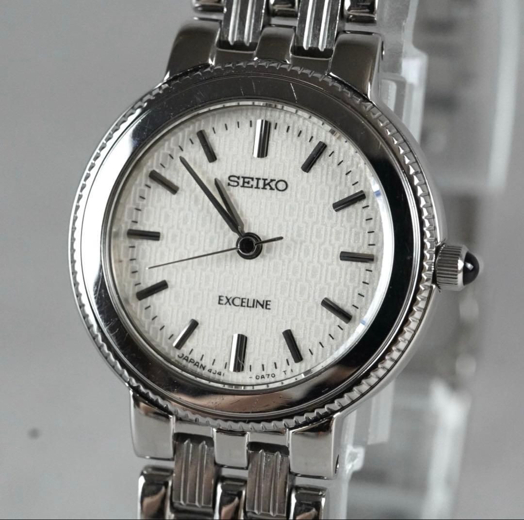 稼動　腕時計　SEIKO セイコー　シルバー　新品電池　レディース　J15 付属品完備 新品電池】SEIKO グランドセイコー レディース時計 4J52