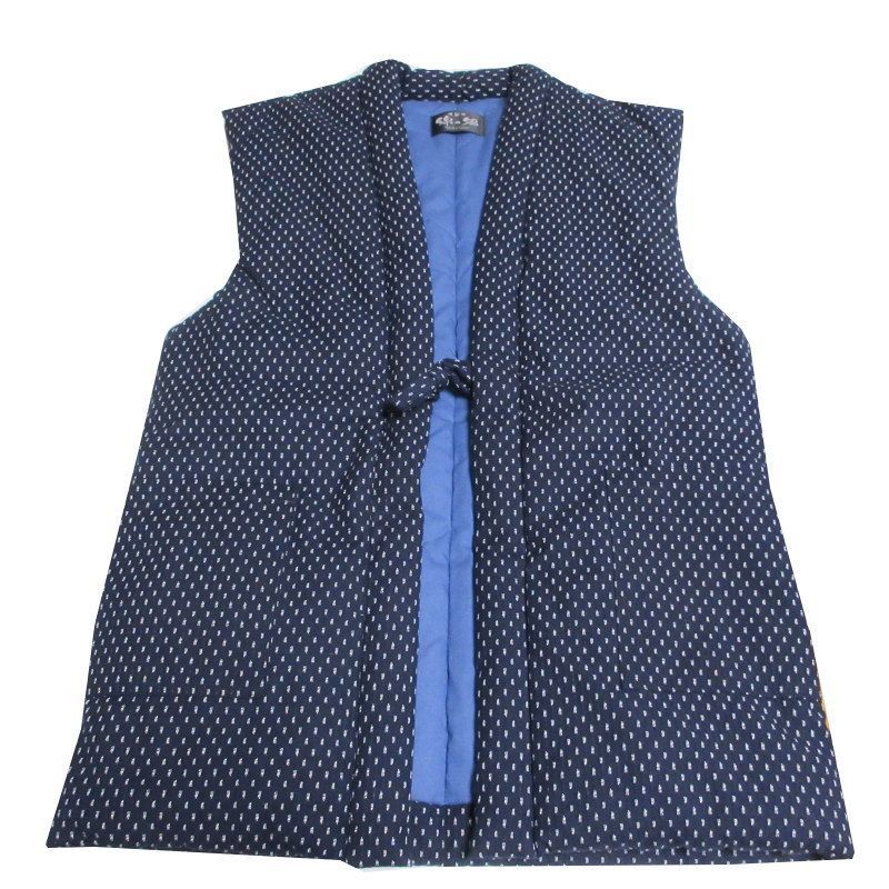 紬調 久留米はんてん 綿入れ半天 女性 婦人 レディース はんてん ちゃんちゃんこ 袢天 半天 半纏 made in japan