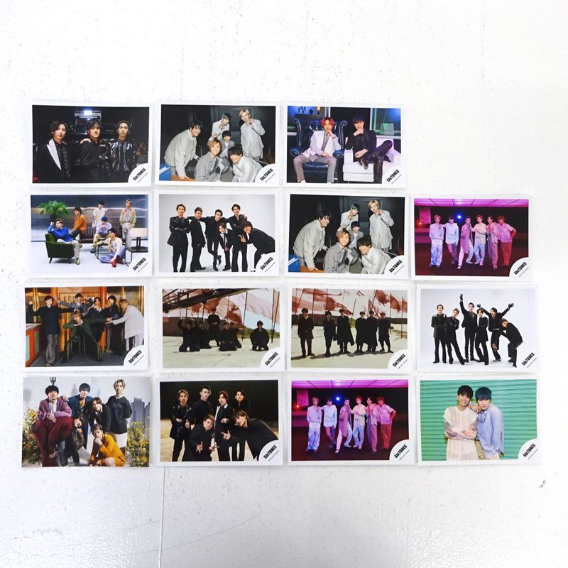 【ユ】SixTONES シングル 35枚セット まとめ売り 三重店】SixTONES 公式写真 まとめ売り 計100枚セット(ストーンズ