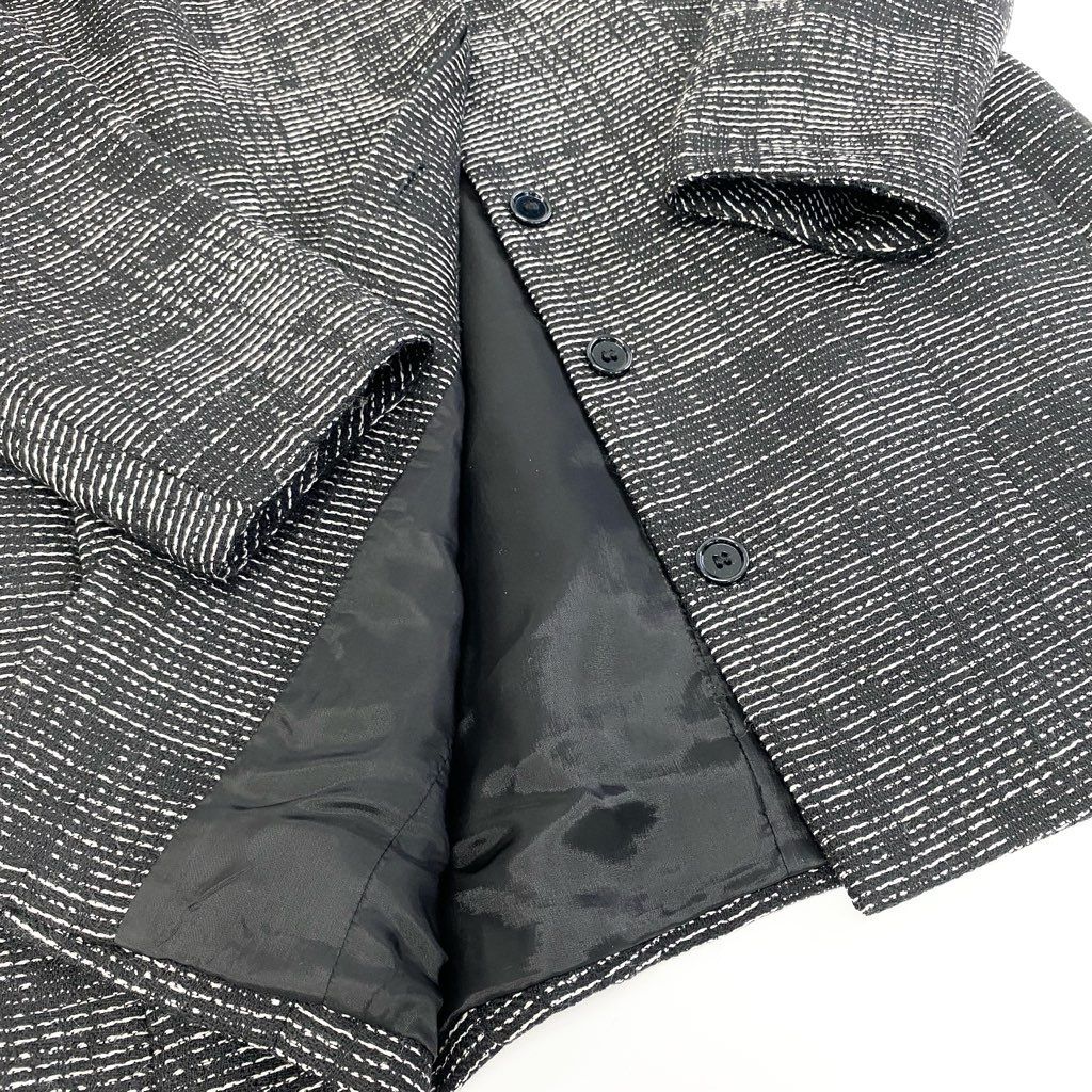 59L15 【美品】AKRIS アクリス ノーカラージャケット ウールジャケット