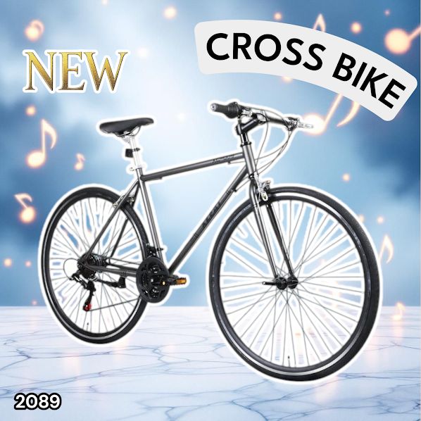 2089 クロス バイク グレー XC-009 シマノ製 21段変速 安心 高品質 高