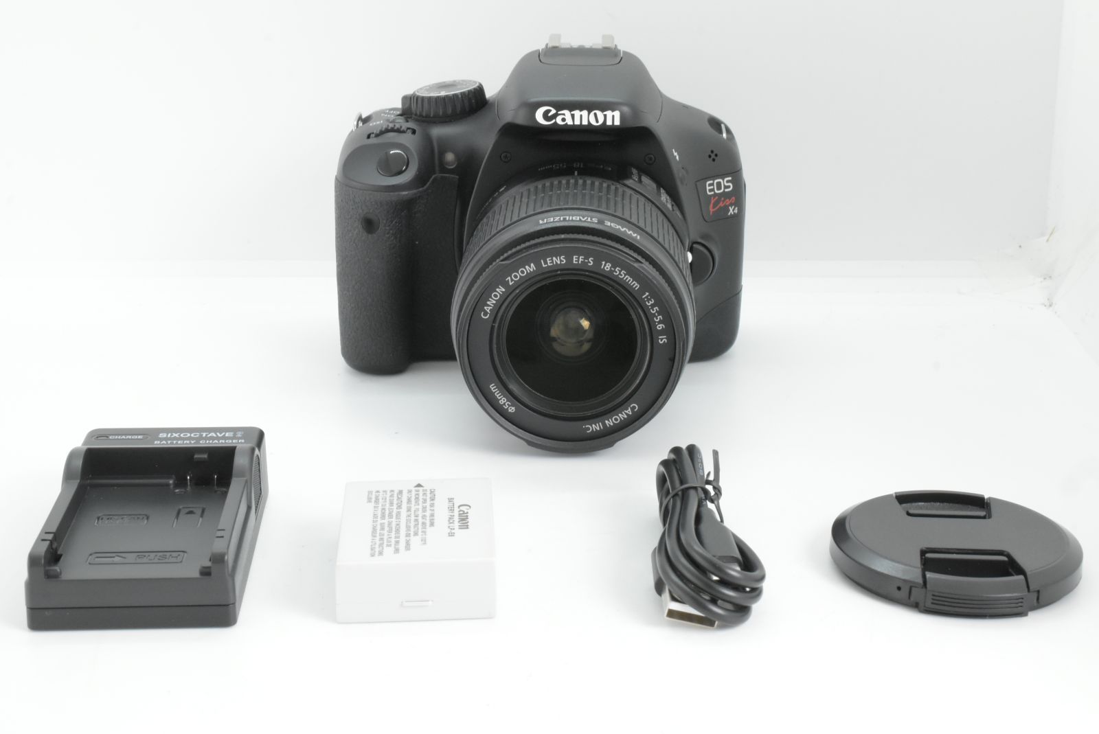 美品】シャッターカウント1835回 Canon EOS Kiss X4 w/ EF-S 18-55mm
