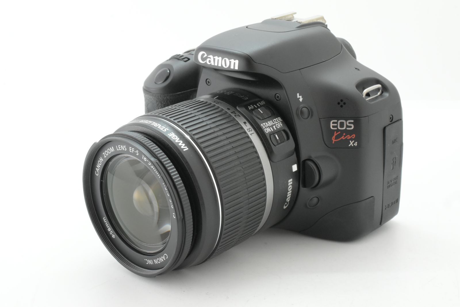 美品】シャッターカウント1835回 Canon EOS Kiss X4 w/ EF-S 18-55mm