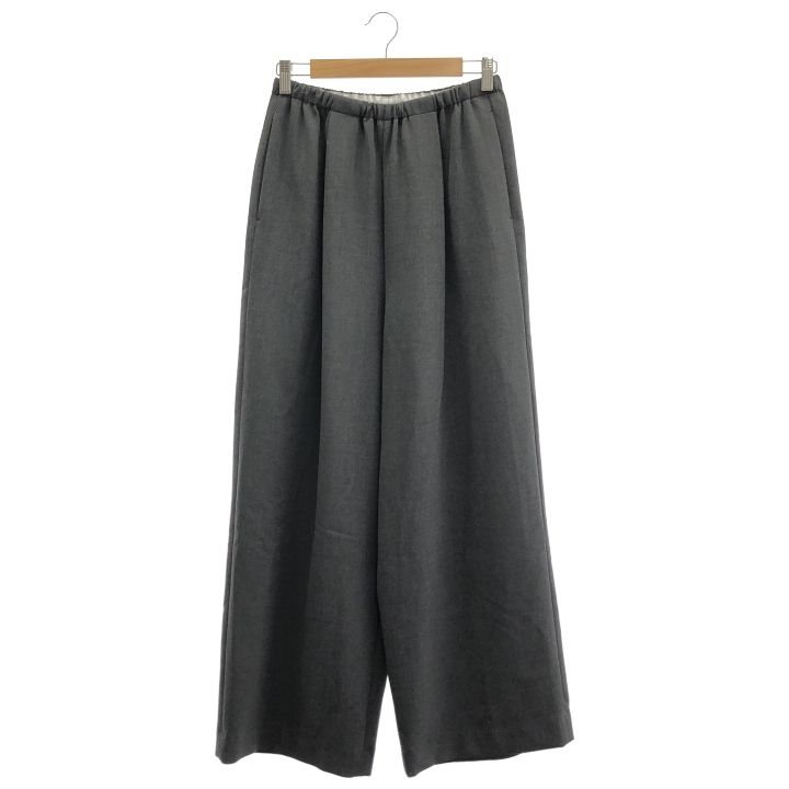 ENFOLD エンフォルド 0351 25 SS RELAX WIDE PANTS レディース グレー 38