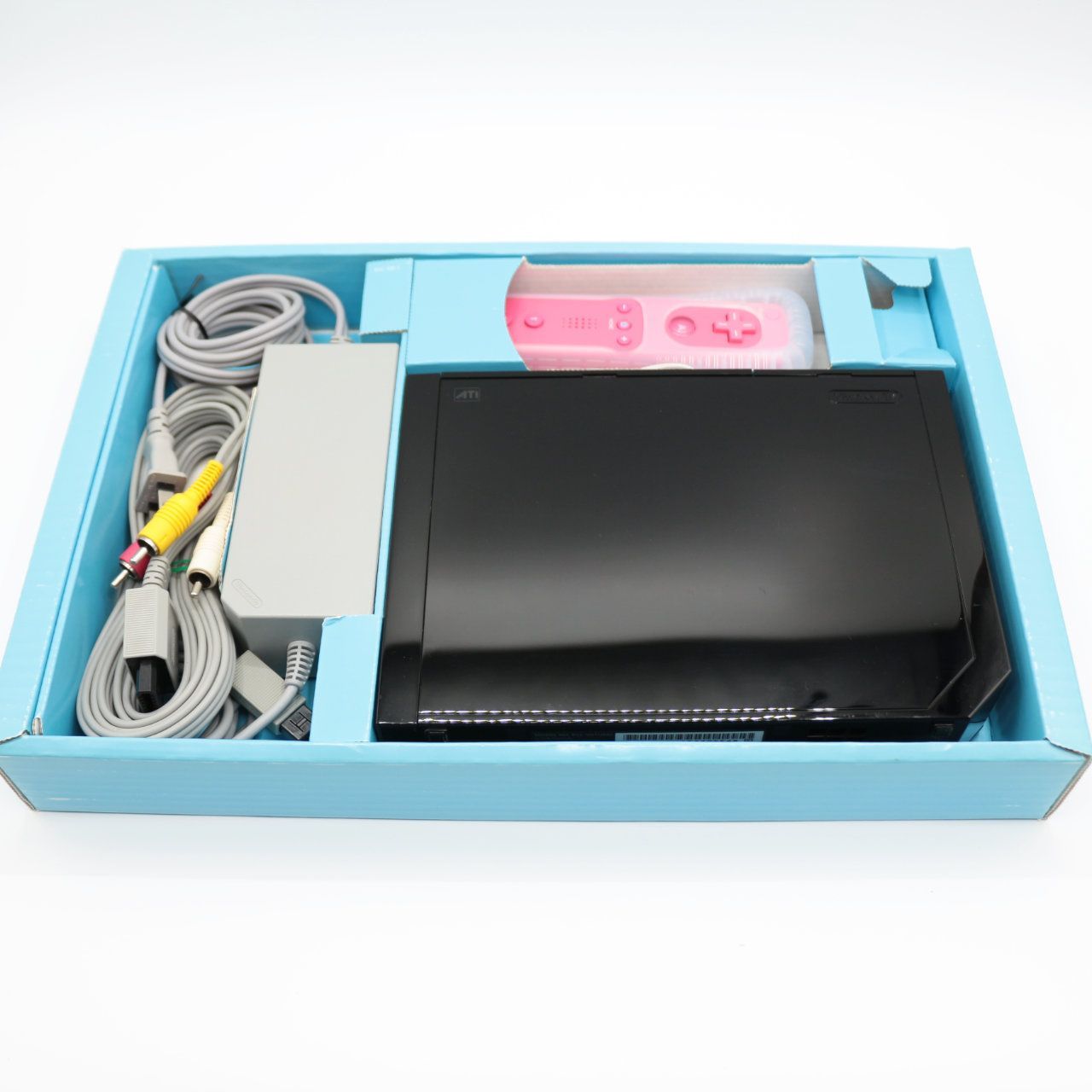 Wii本体】任天堂 Wii ブラック リモコン2個（モーションプラス対応