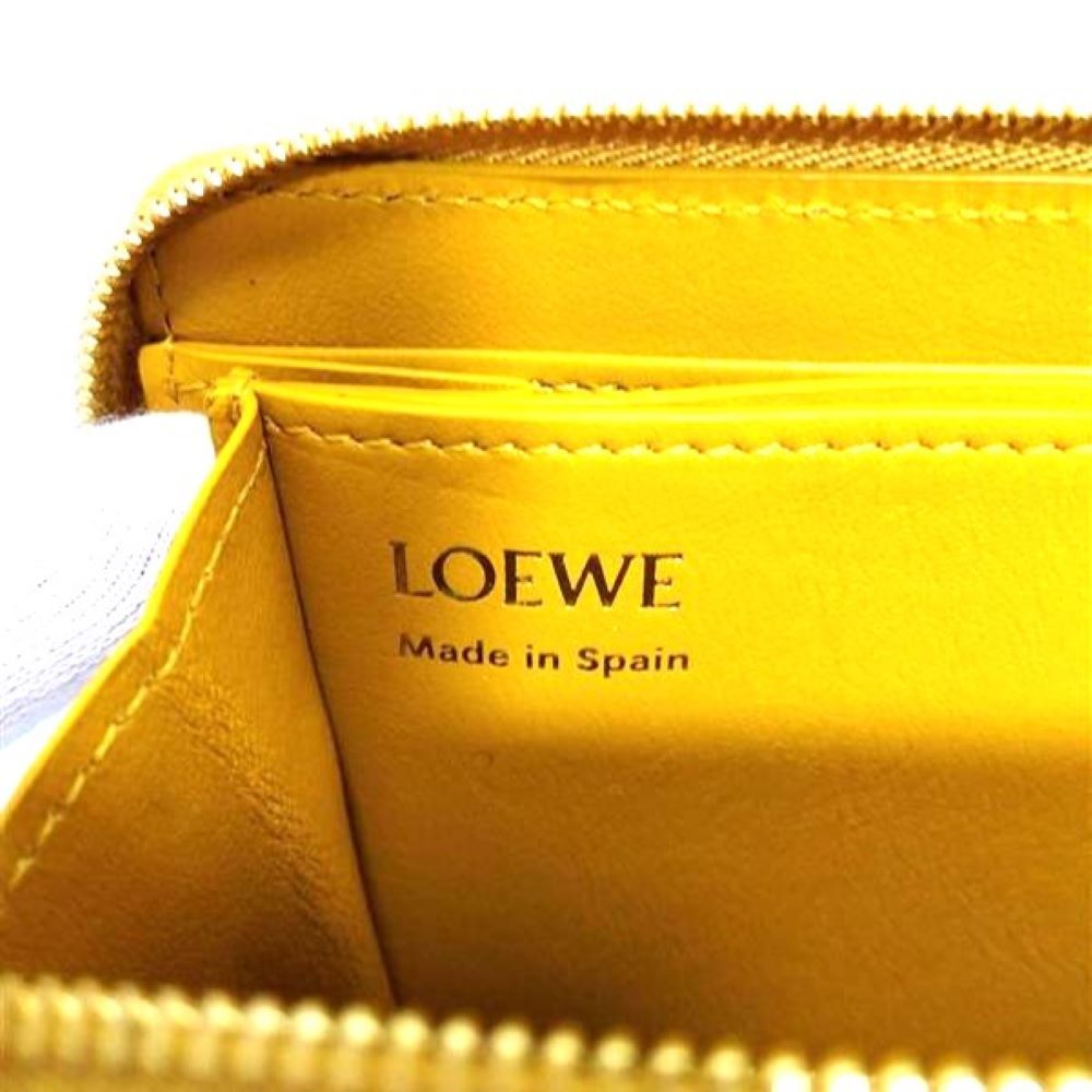 人気　LOEWE ロエベ　長財布　ウォレット　ノットジップアラウンド　黄色 人気 LOEWE ロエベ 長財布 ウォレット ノットジップアラウンド 黄色