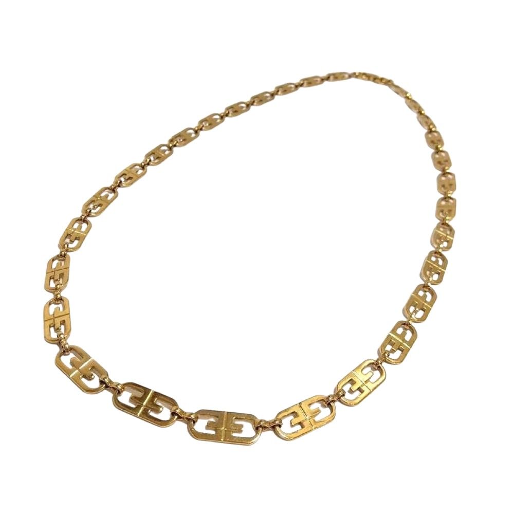 ジバンシー Givenchy Gロゴ ロング ネックレス ゴールド ショップ